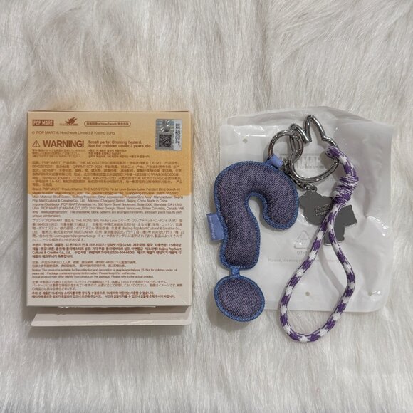  AUTHENTIC Labubu Pin for Love Plush Pendant + Letter Pendant Set – ? - Picture 4 of 5